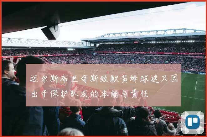 迈尔斯布里奇斯致歉黄蜂球迷只因出于保护队友的本能与责任